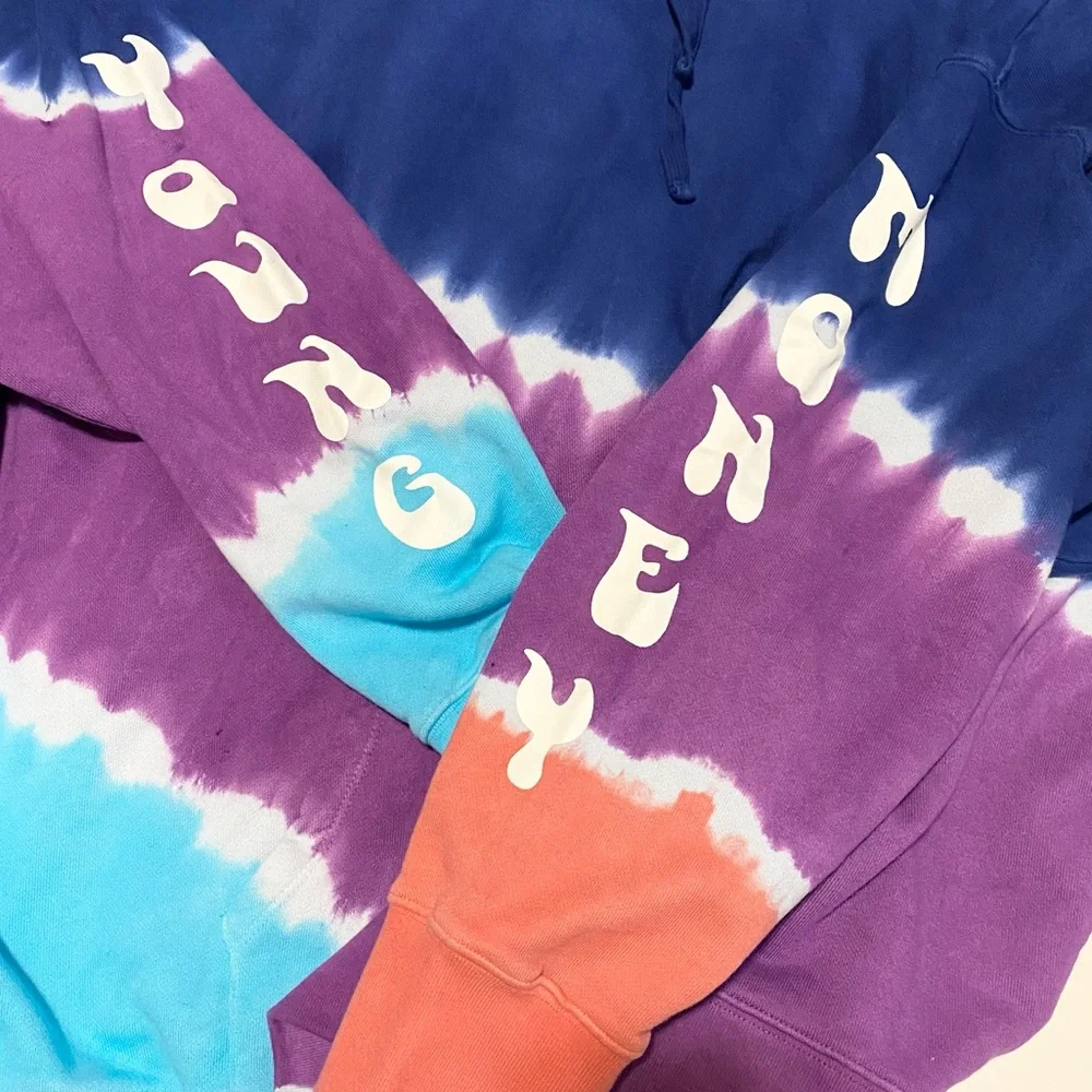 American Eagle x Young Money Tye Dye Hoodie Sweatshirt - Picture 6 of 7